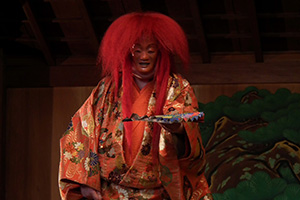 Picture of Noh play Shojo
